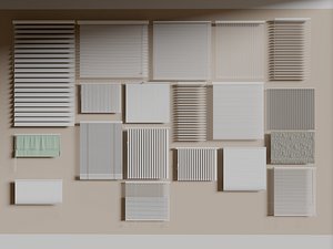 Venetian blinds 3D model