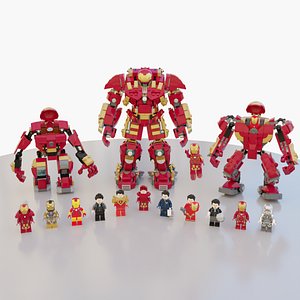 Lego Iron Man and HulkBuster big pack
