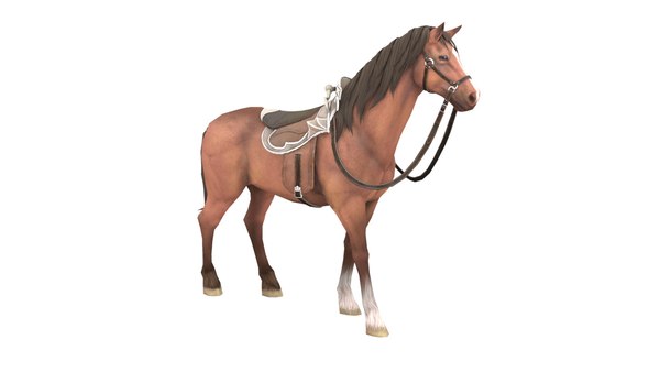 Cavalo de corrida preto pulando com pele de Jokey Modelo 3D $209