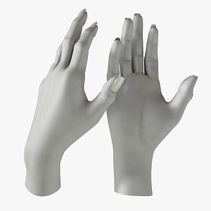 3D Mannequin Hand for Drawing Peace Pose model - TurboSquid 1991641