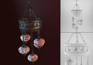 Mosaic Chandelier