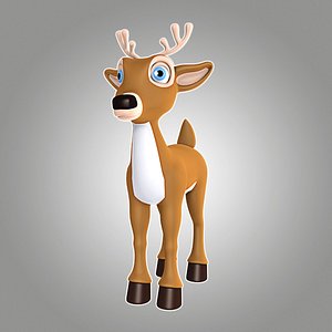 max cool cartoon christmas deer