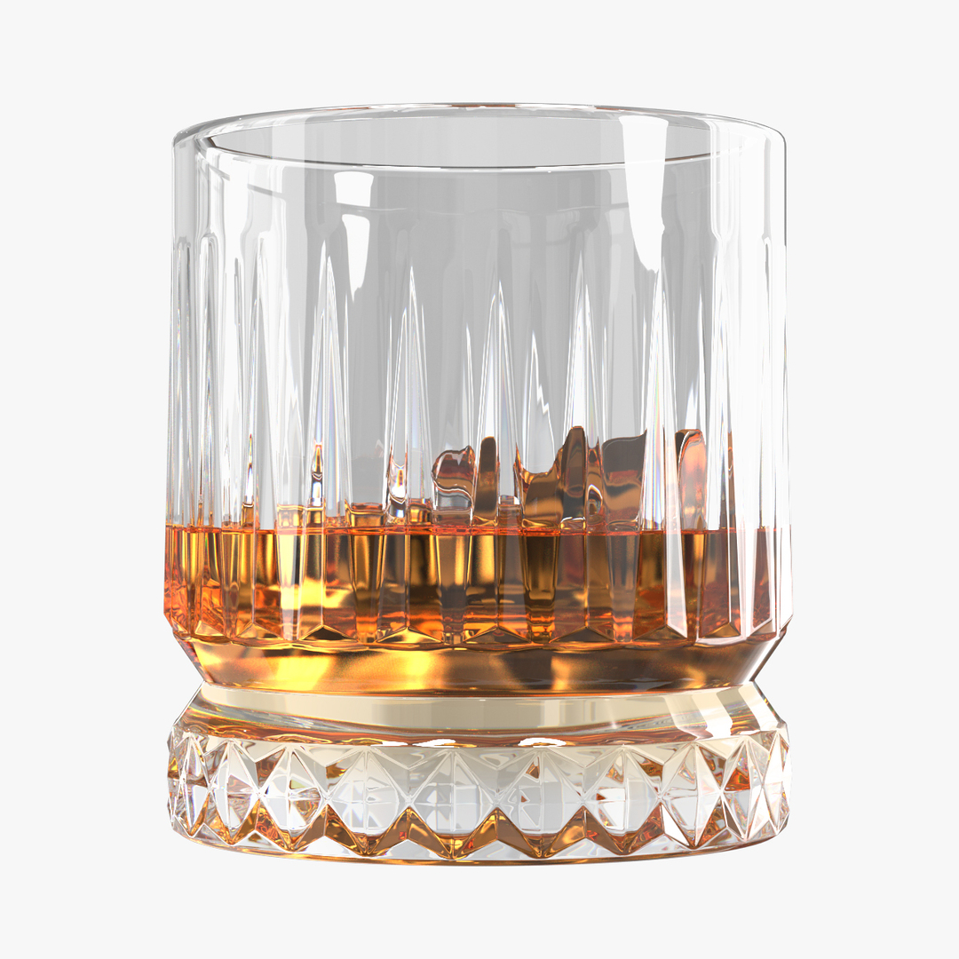 3D whiskey glass TurboSquid 1674047