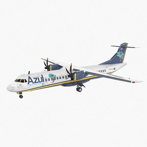 3D ATR 72-202 Azul Brazilian Airlines