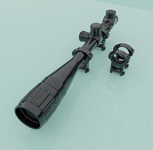 Sniper Gun Telescope 3D