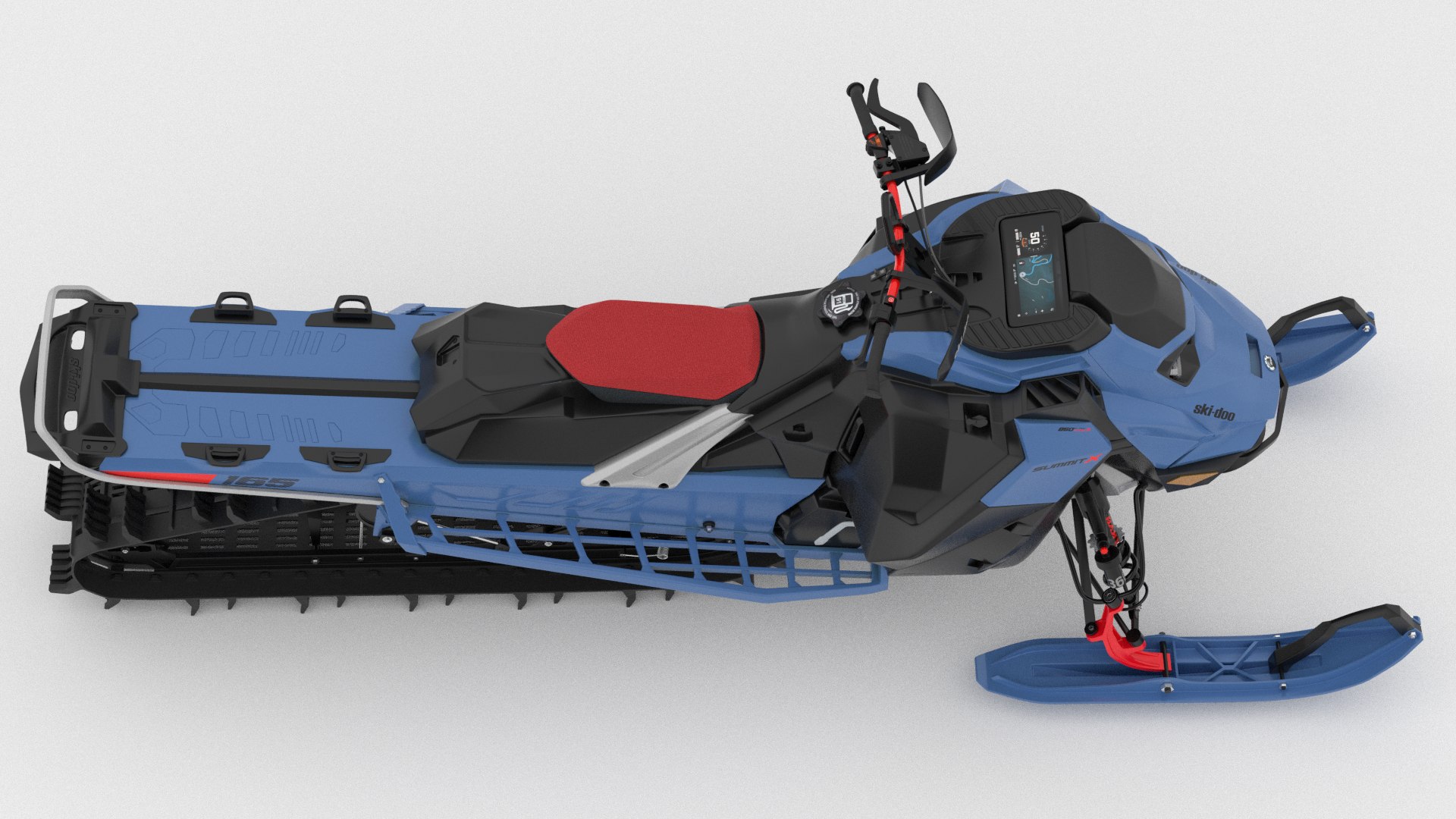 3D Model Snowmobile Ski-Doo Summit X 2025 - TurboSquid 2285201