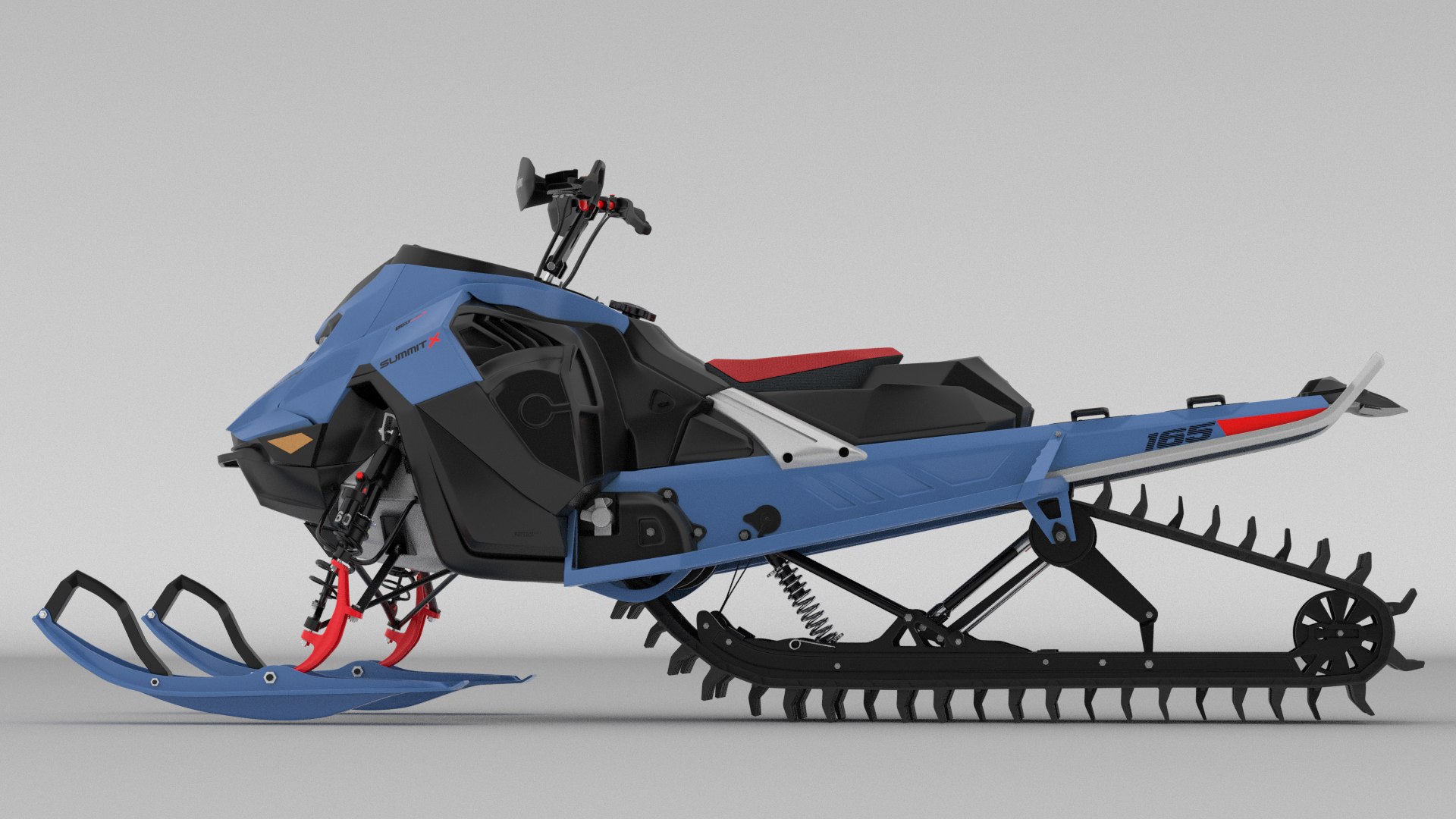 3D Model Snowmobile Ski-Doo Summit X 2025 - TurboSquid 2285201
