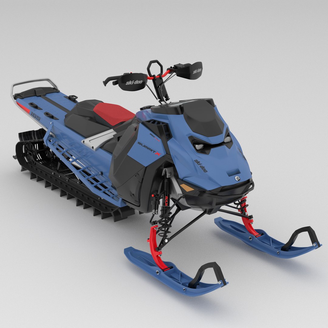 3D Model Snowmobile Ski-Doo Summit X 2025 - TurboSquid 2285201
