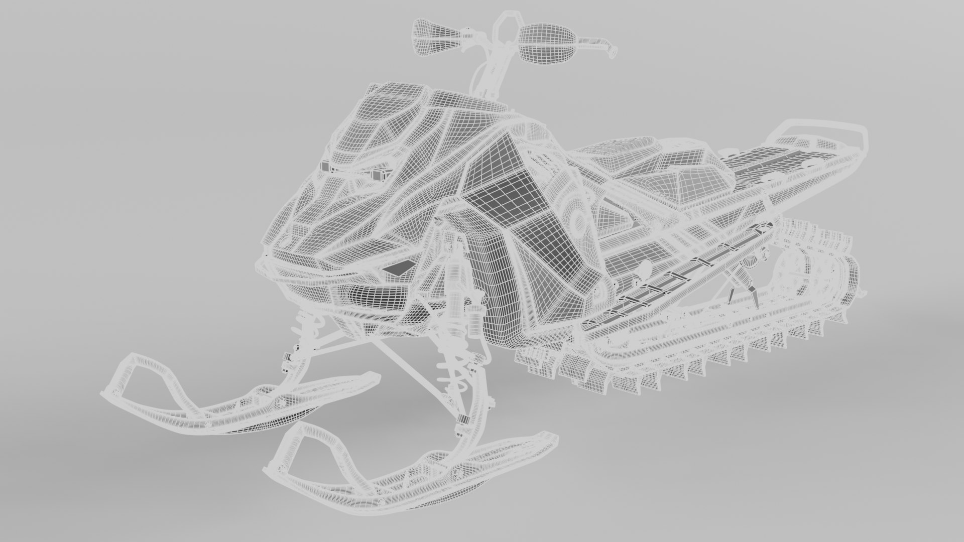 3D Model Snowmobile Ski-Doo Summit X 2025 - TurboSquid 2285201