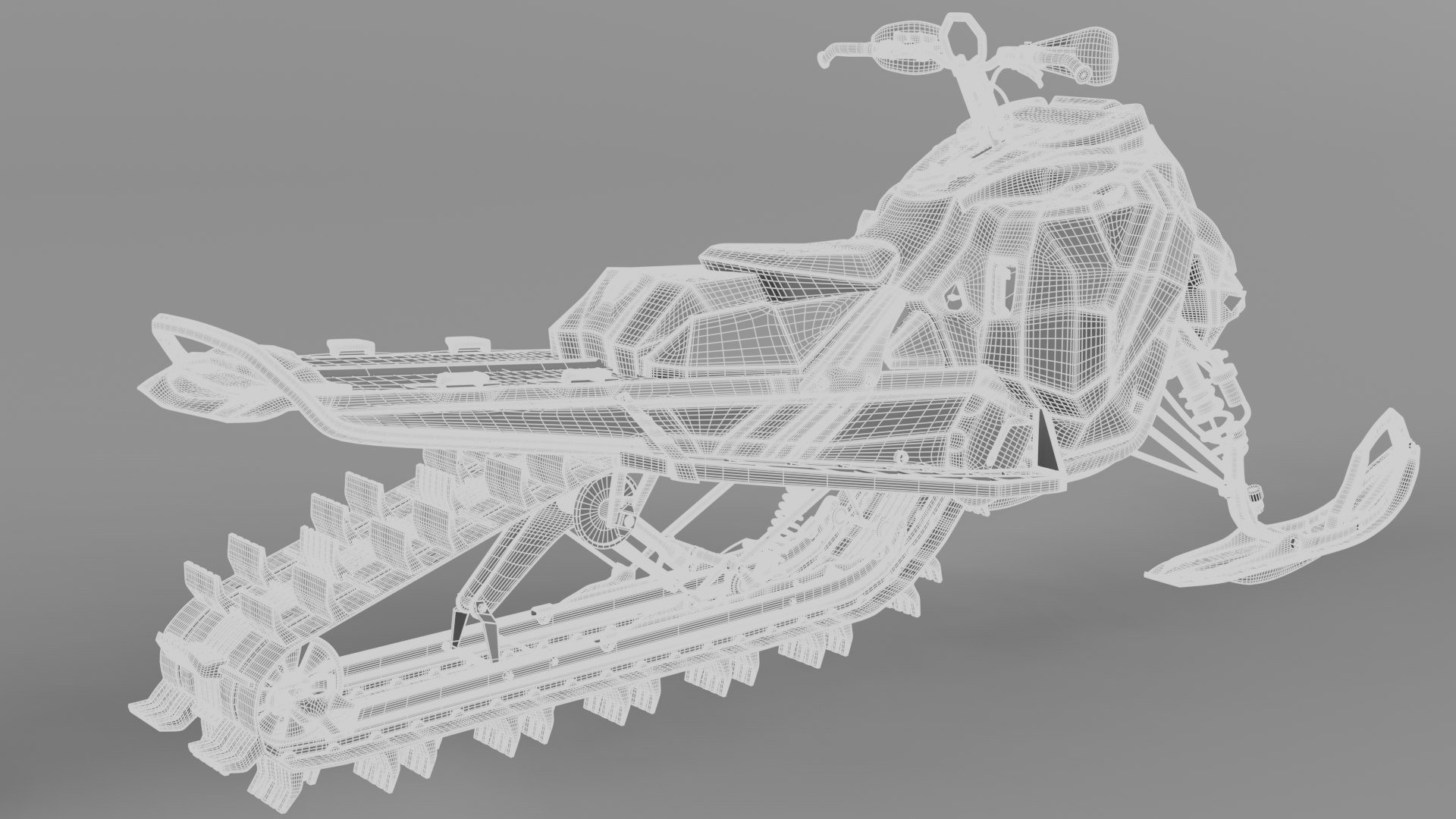 3D Model Snowmobile Ski-Doo Summit X 2025 - TurboSquid 2285201