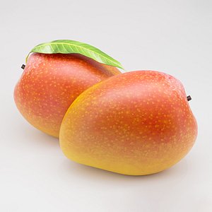 3D Mango 01 model