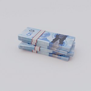 Canadian 5 Dollar CAD Currency model