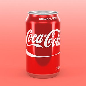 Coca Cola Classic Can 330ml 3D model