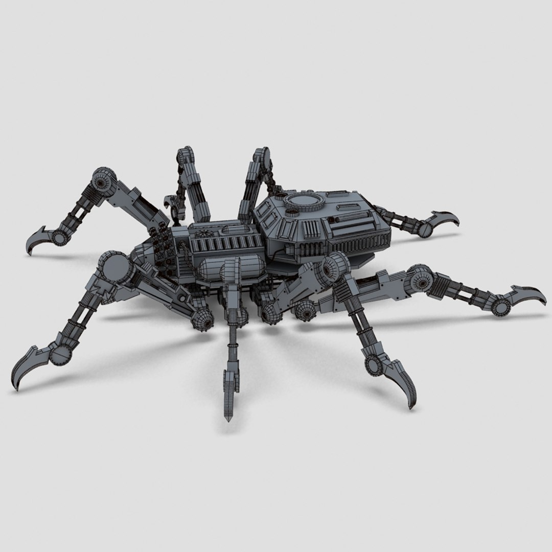 Machine Spider 3d Max