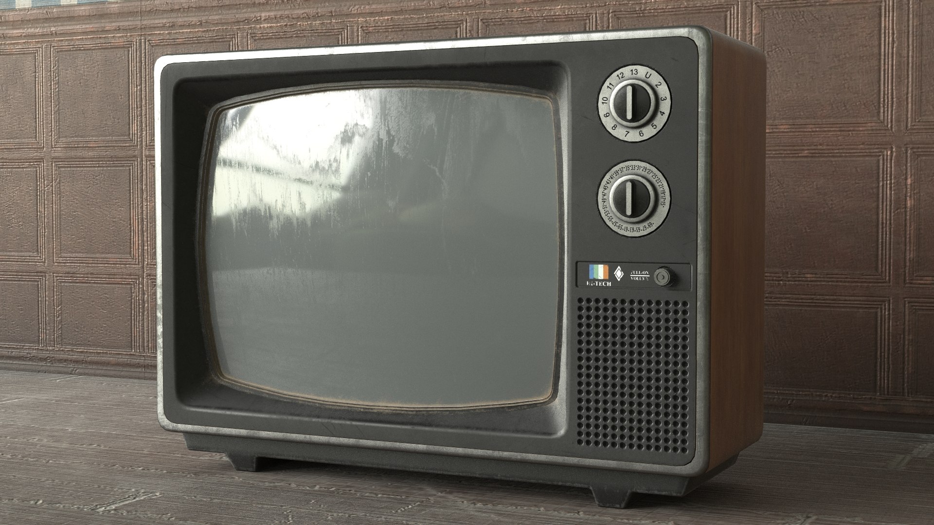 Retro Tv Model - TurboSquid 1643728