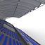 3D Stadium Tribune 04 model