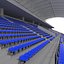 3D Stadium Tribune 04 model
