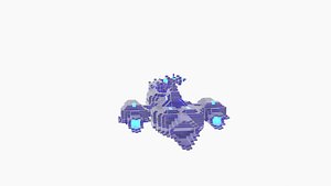 Zlmstriker Battleship 3D Model 3D