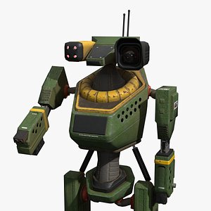 Juggernaut Humanoid Robot - Game Ready model