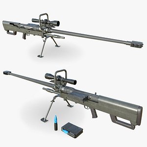 NTW-20 Anti Materiel Rifle 3D model
