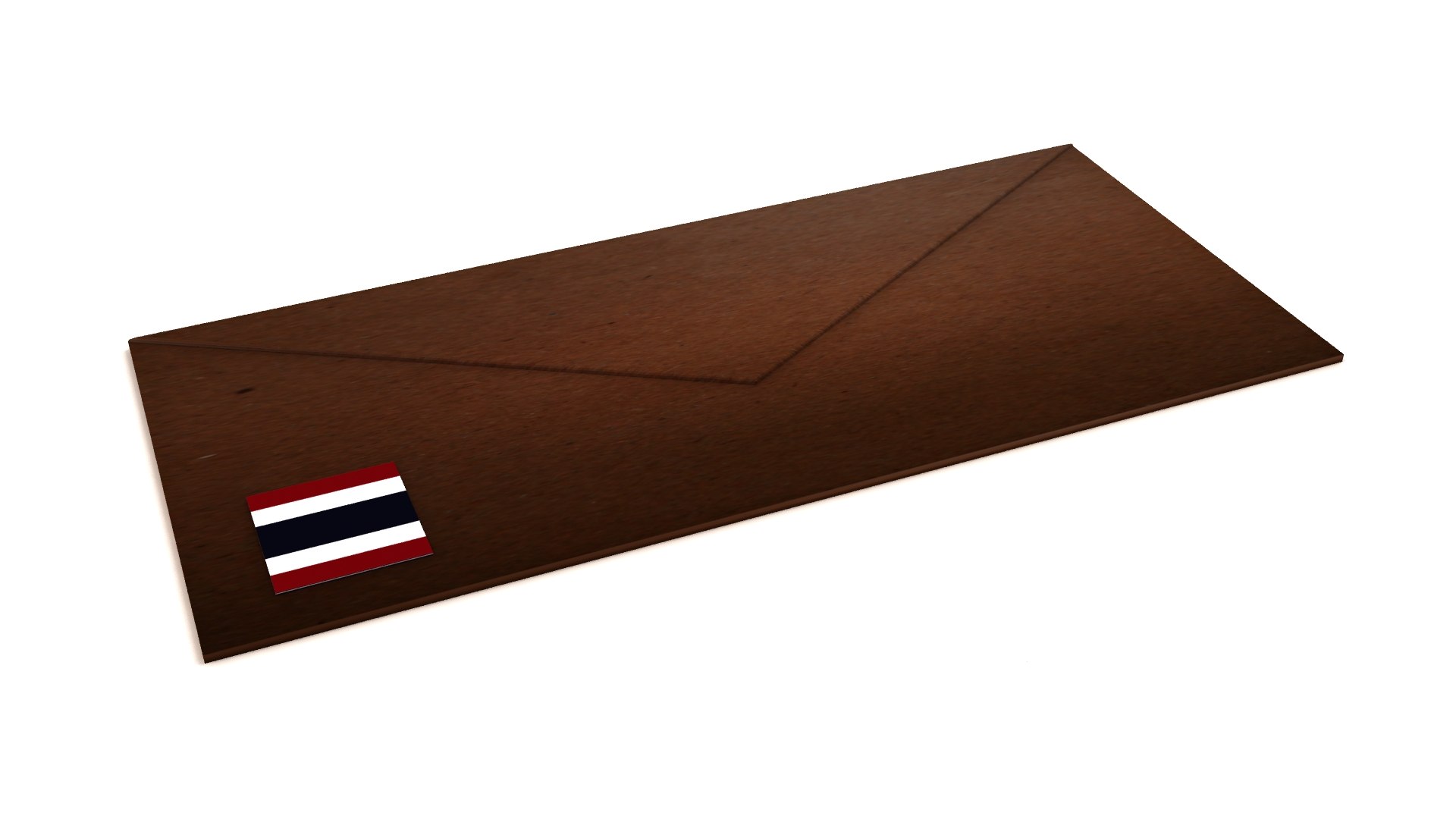 Envelope 3D model https://p.turbosquid.com/ts-thumb/9m/R6QTfc/eU/flagofthailand02/jpg/1783380822/1920x1080/fit_q87/dabeaa72a80fb86bb6dd090eef8d62603a7a7adf/flagofthailand02.jpg