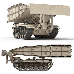 3D Armored Bridge M60 AVLB model