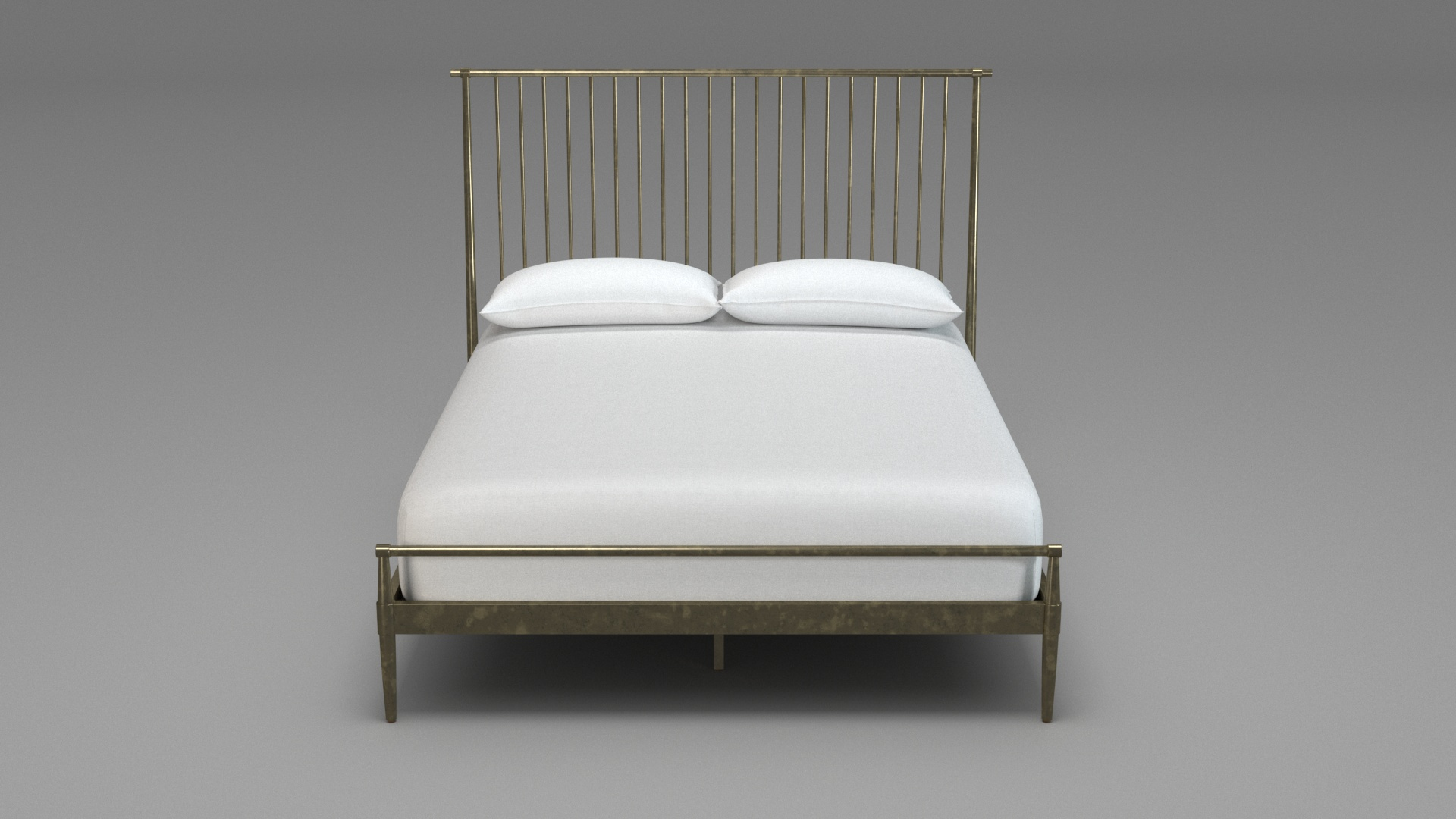 Emmett metal online platform bed