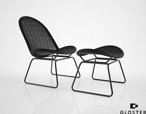 gloster bepal lounge chair 3d max