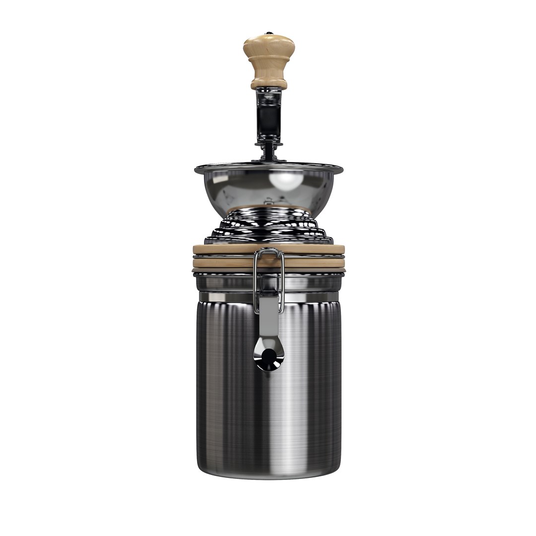 3d model of stainless steel hand coffee grinder https://p.turbosquid.com/ts-thumb/9m/bkzxwQ/Rya3hzdP/14/jpg/1438270529/1920x1080/fit_q87/1c4b48b207f1d3766ccf00c6b6883fc7f3cb5ac0/14.jpg