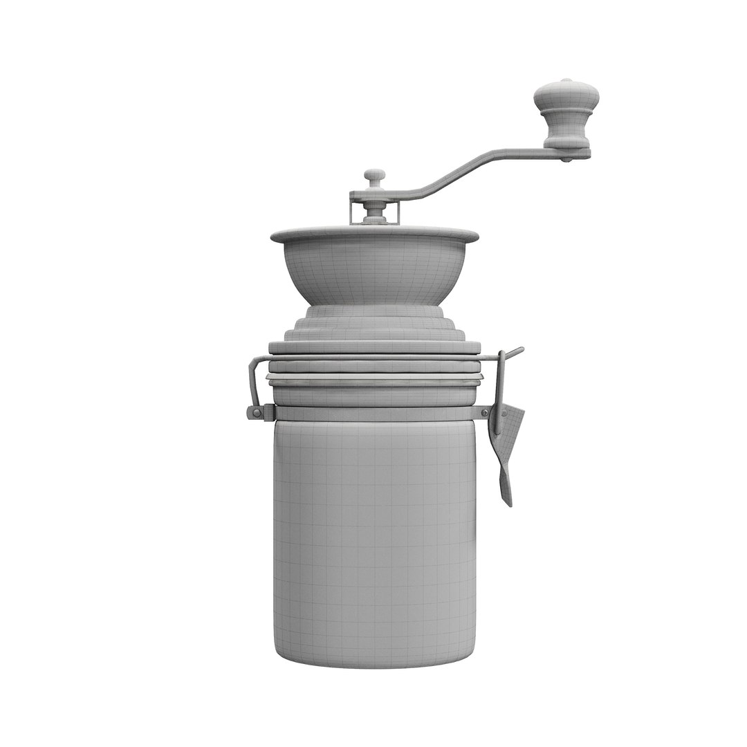 3d model of stainless steel hand coffee grinder https://p.turbosquid.com/ts-thumb/9m/bkzxwQ/tDvEYkVG/111/jpg/1438270530/1920x1080/fit_q87/26559dbf613baaea44922e068818d8cbbd986e29/111.jpg