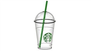 Starbucks cofee cup with dome lid