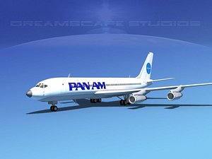 707-320 airlines boeing 707 3ds