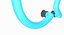 Neon Letter Q