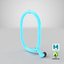 Neon Letter Q