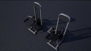 Leg Extension Curl Machine