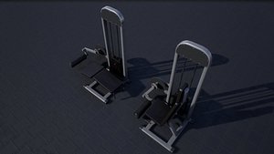 Leg Extension Curl Machine