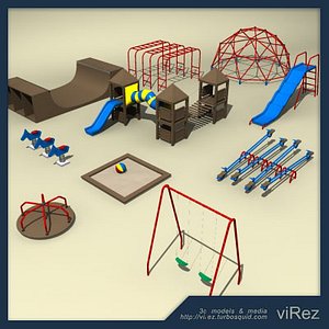 playground elements 3d model