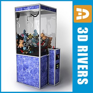 claw vending machine catcher 3d model