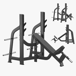3D E-7042 Olympic Bench Incline