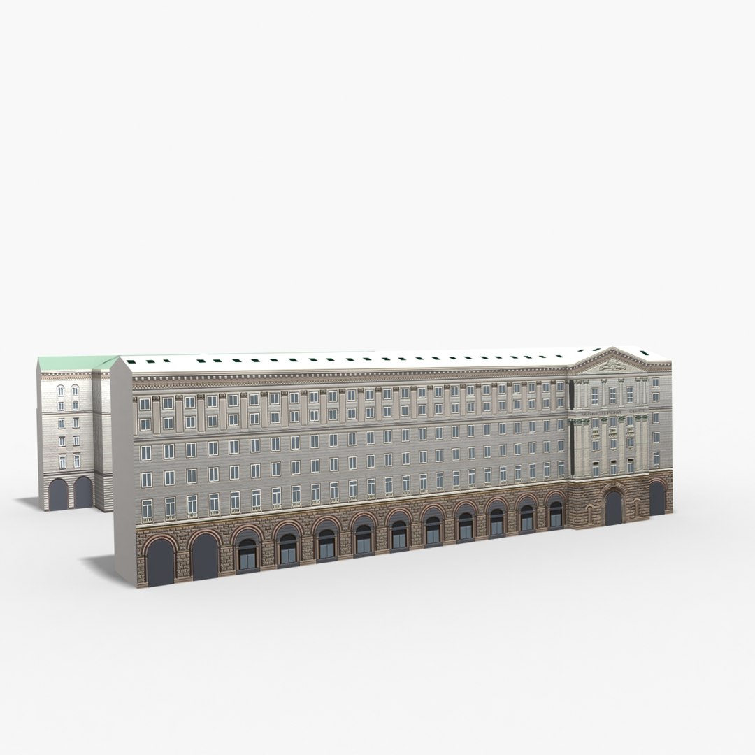 3D council ministers building model | 1144655 | TurboSquid