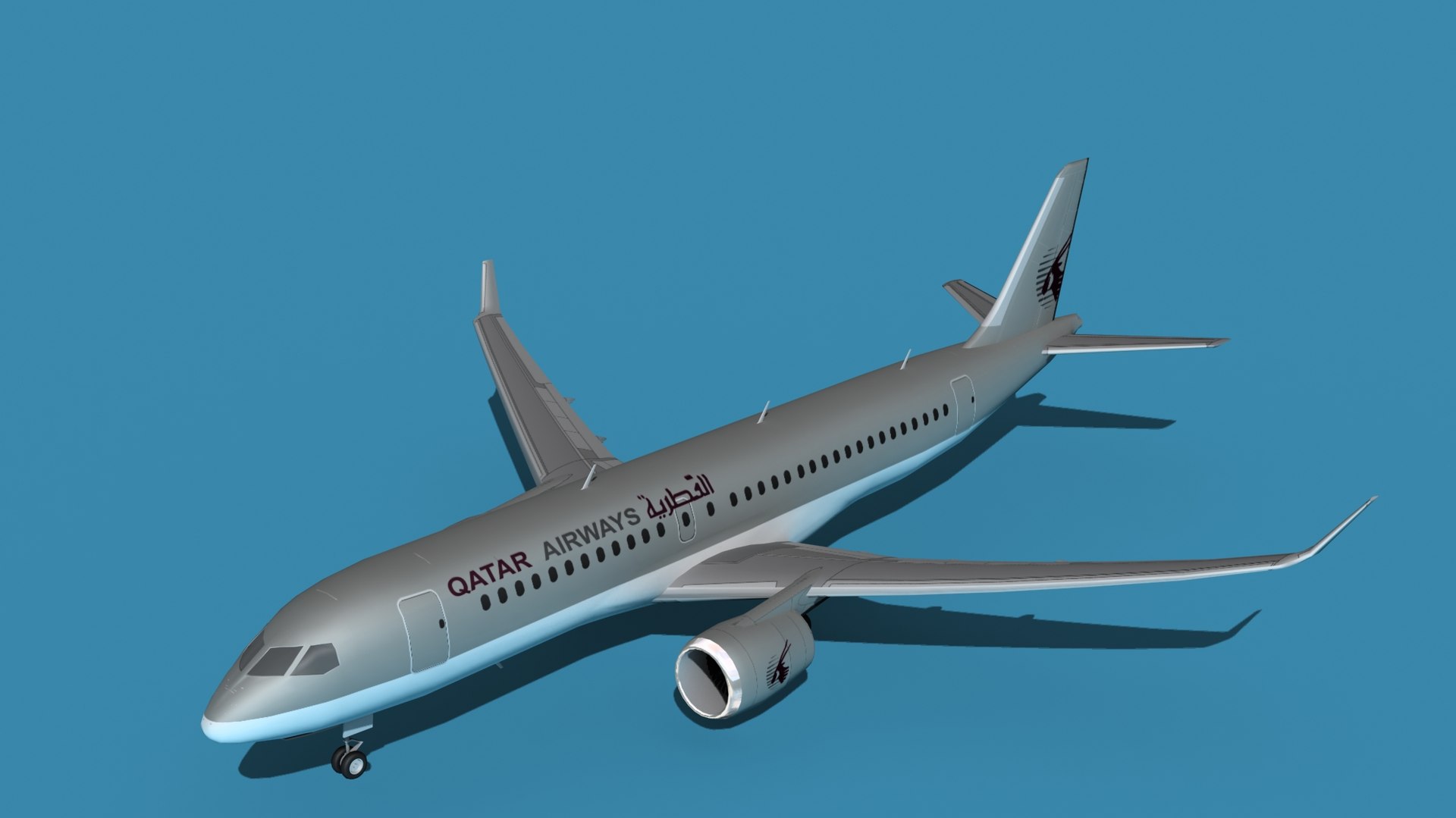 3D Bombardier CS100 Qatar model https://p.turbosquid.com/ts-thumb/9m/rIGHUA/vS/bombardiercs100qatarexpress0100/jpg/1626893762/1920x1080/fit_q87/9415239d02a6b8840f94a1536237f10e51f5ba3e/bombardiercs100qatarexpress0100.jpg