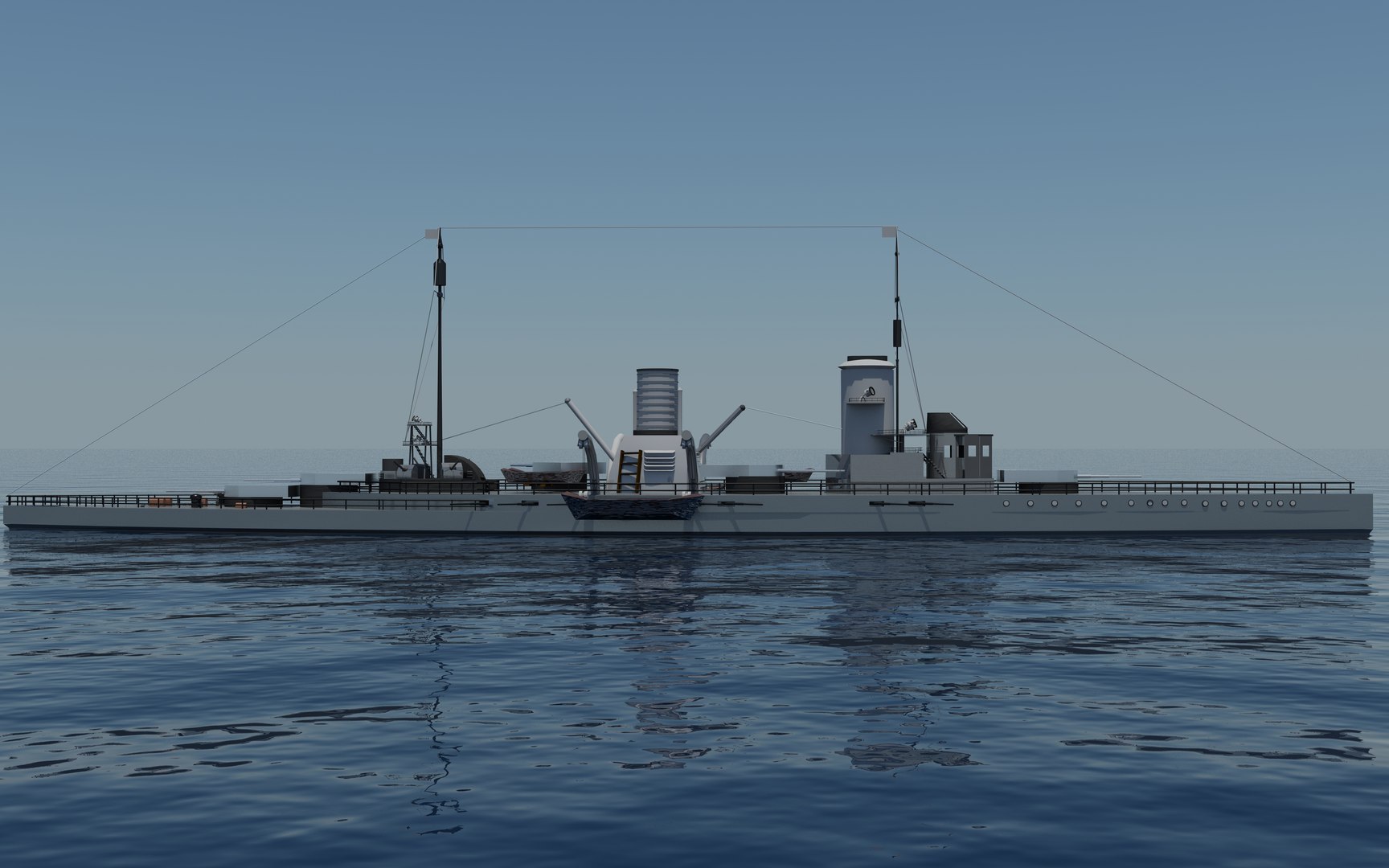 3D Model Battleship - TurboSquid 1187098