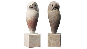 Modern Owl Figurine