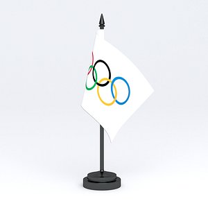 3D model Table Flag Olympic