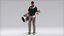 White Golf Player Animated HQ Standard License