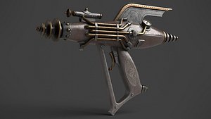 3D Fantasy Gun 06 model