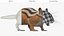 Tree-Dwelling Chipmunk Rigged