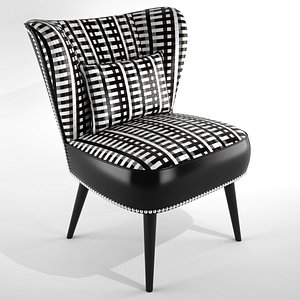 3d leather chair dedar milano