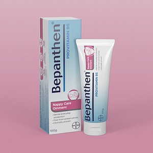 3D Bepanthen Nappycare Ointment - Tube  Box model