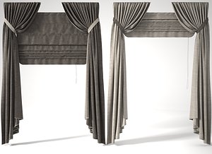 Roman blinds 2 positions